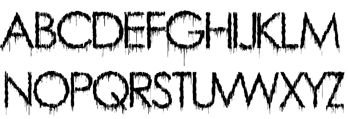 RainyDayVandal-Demo Font LOWERCASE