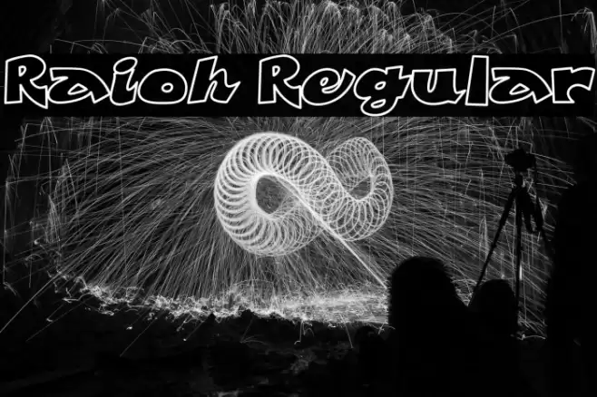 Raioh Regular Font examples