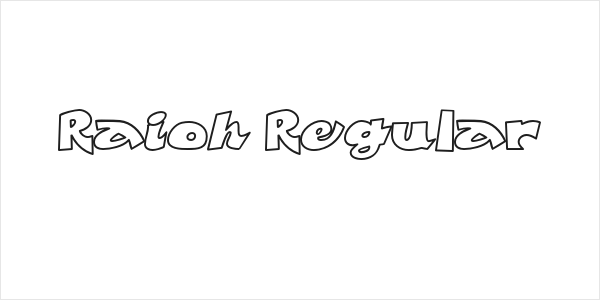 Raioh Regular Logo