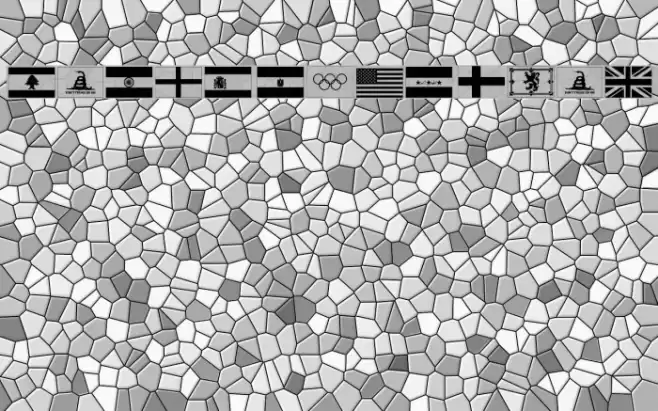 Raise Your Flag Font examples