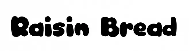 Raisin Bread  Descarca Fonturi Gratis