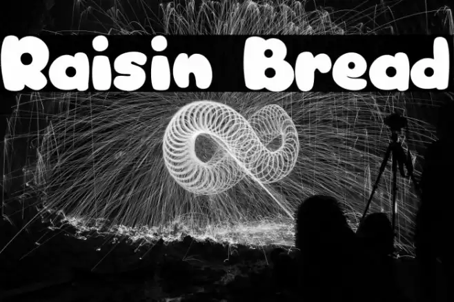 Raisin Bread Fonte examples
