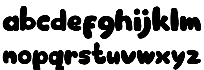 Raisin Bread Font LOWERCASE