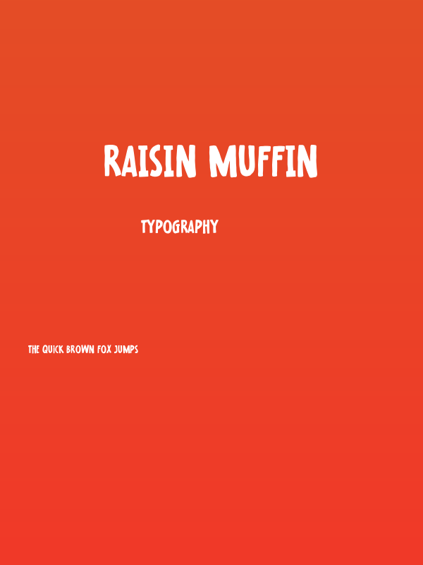 Raisin Muffin Poster