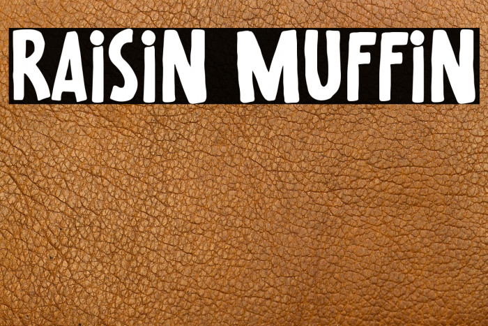 Raisin Muffin Example 1