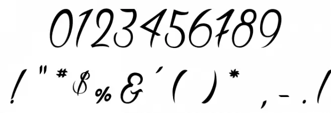 Raisin des Sables Font OTHER CHARS