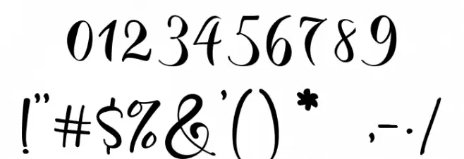 Raisty Demo Font OTHER CHARS