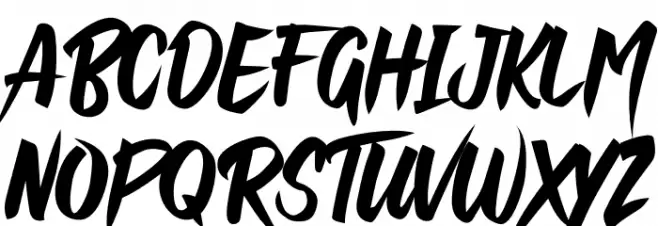 Raizen Anthem フォント 大文字