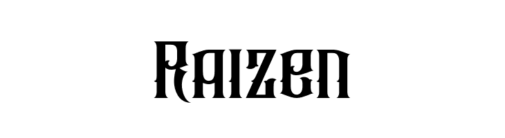 Raizen  Free Fonts Download