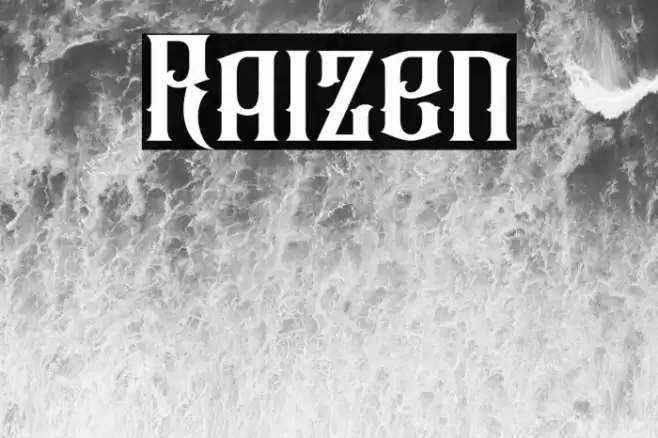 Raizen Font examples
