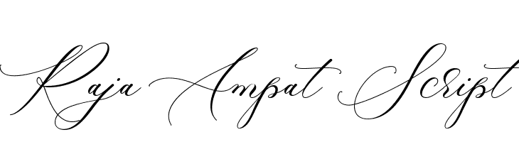 Raja Ampat Script  नि: शुल्क फ़ॉन्ट्स डाउनलोड