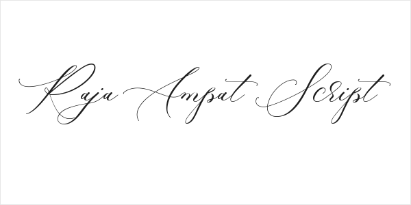 Raja Ampat Script Logo