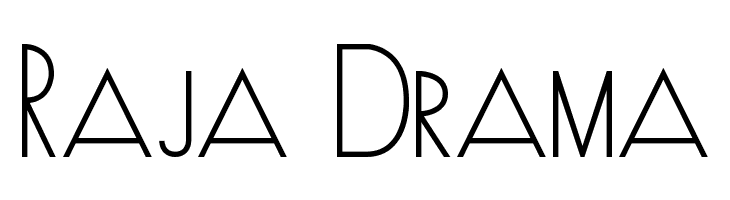 Raja Drama  Frei Schriftart Herunterladen