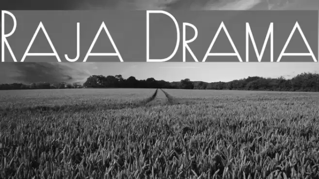 Raja Drama Font examples