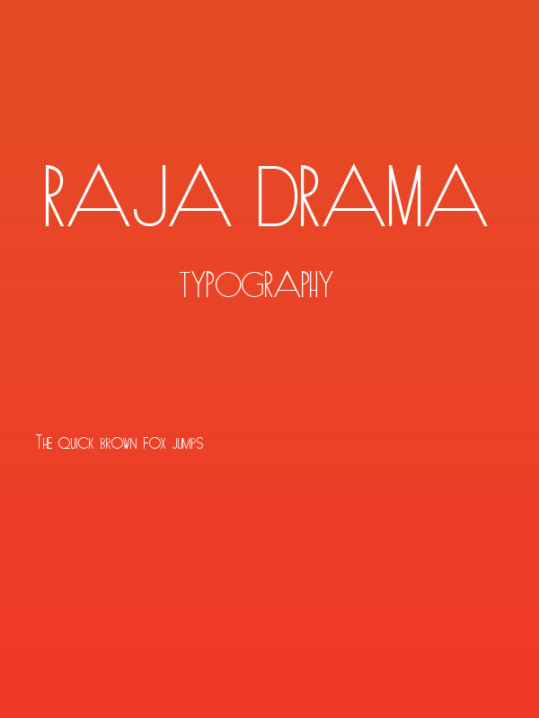 Raja Drama Poster