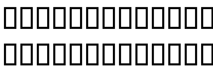 Rajab Font LOWERCASE