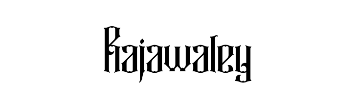 Rajawaley  免费字体下载