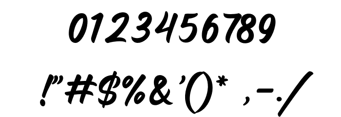 Rajawali Font OTHER CHARS