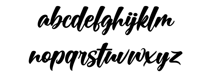 Rajawali Font LOWERCASE