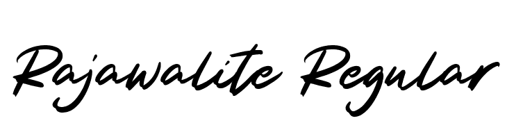 Rajawalite Regular  免费字体下载