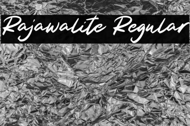 Rajawalite Regular Font examples