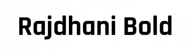 Rajdhani Bold  免费字体下载