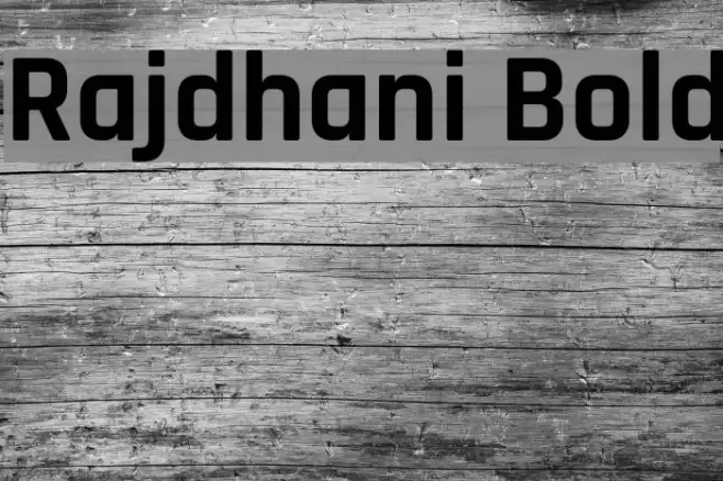 Rajdhani Bold Шрифта examples