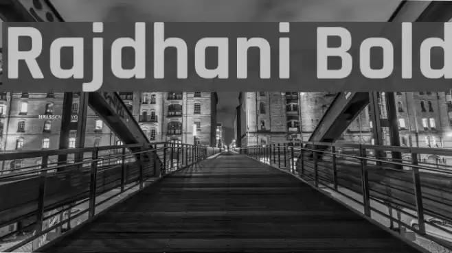 Rajdhani Bold Шрифта examples