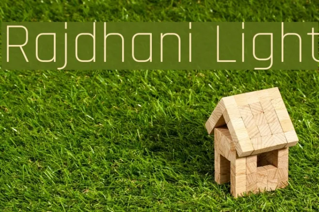 Rajdhani Light Example 2