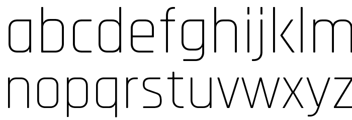 Rajdhani Light Font LOWERCASE