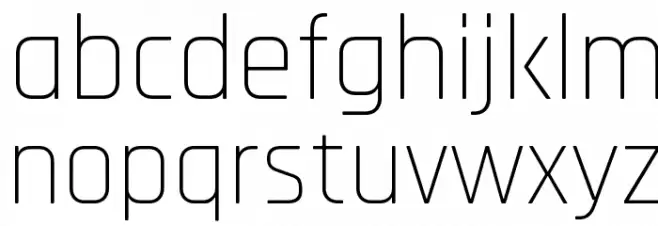 Rajdhani Light Font LOWERCASE