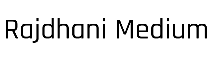 Rajdhani Medium Font