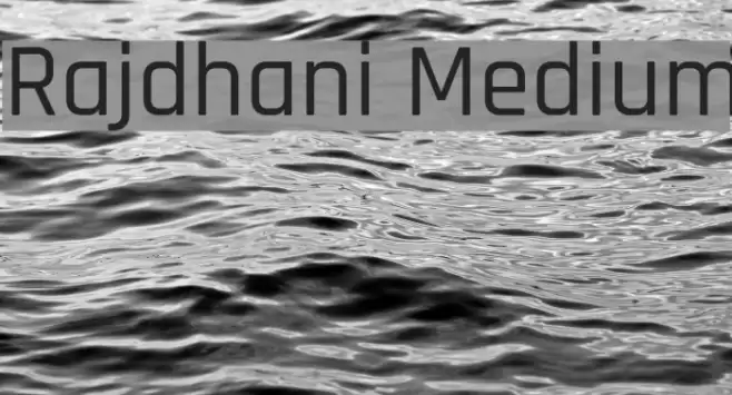 Rajdhani Medium Font examples