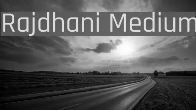 Rajdhani Medium Font examples