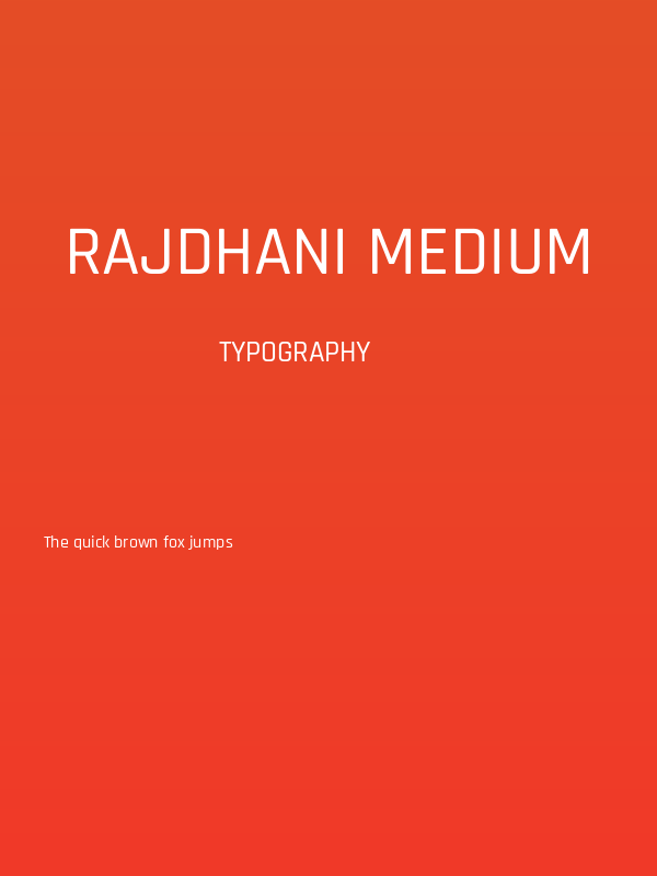 Rajdhani Medium Poster