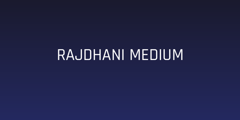 Rajdhani Medium Social Header