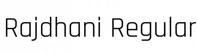 Rajdhani Regular  Fuentes Gratis Descargar