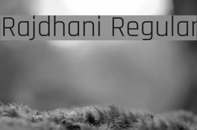 Rajdhani Regular Font examples