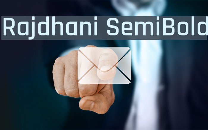 Rajdhani SemiBold Example 2