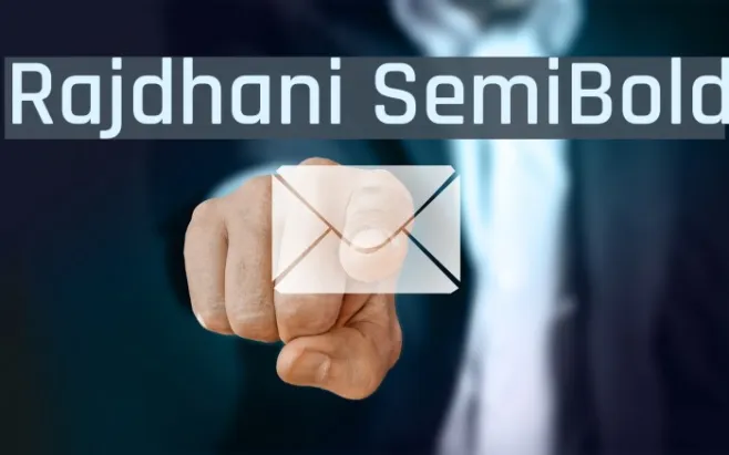 Rajdhani SemiBold Example 2