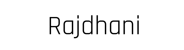 Rajdhani Font