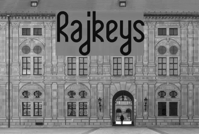 Rajkeys Font examples