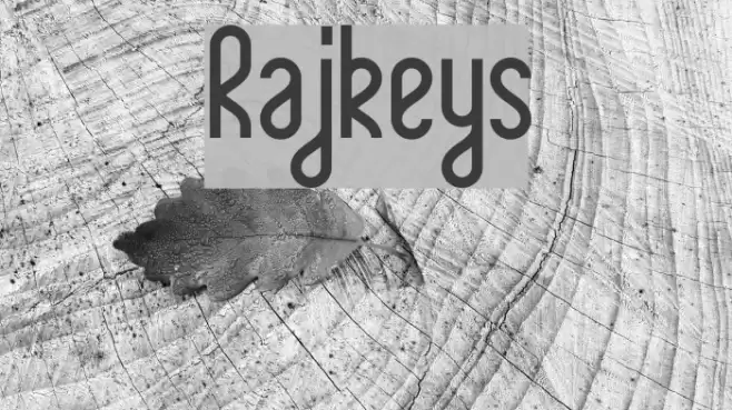 Rajkeys Font examples