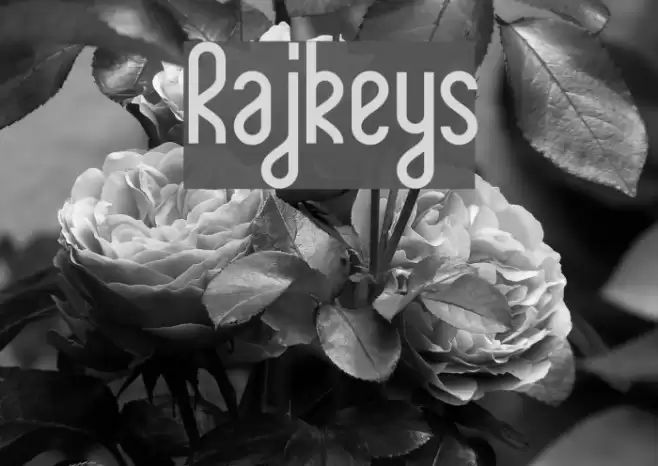 Rajkeys Font examples