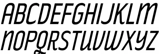 RakeslyBk-Italic Schriftart Groß
