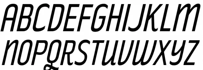 RakeslyBk-Italic Fonte MAIÚSCULAS