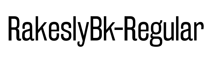 RakeslyBk-Regular  les polices de caractères gratuit tlcharger