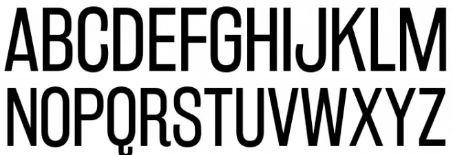 RakeslyBk-Regular Font Litere mari