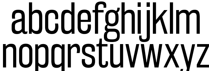 RakeslyBk-Regular Font LOWERCASE