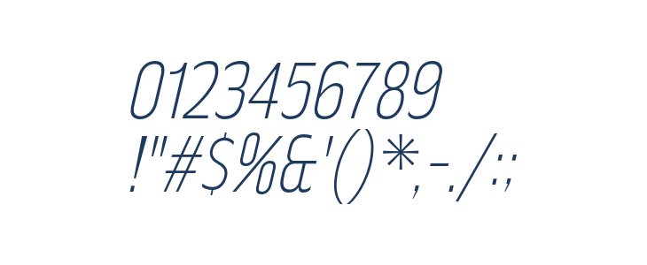 RakeslyEl-Italic Other Characters